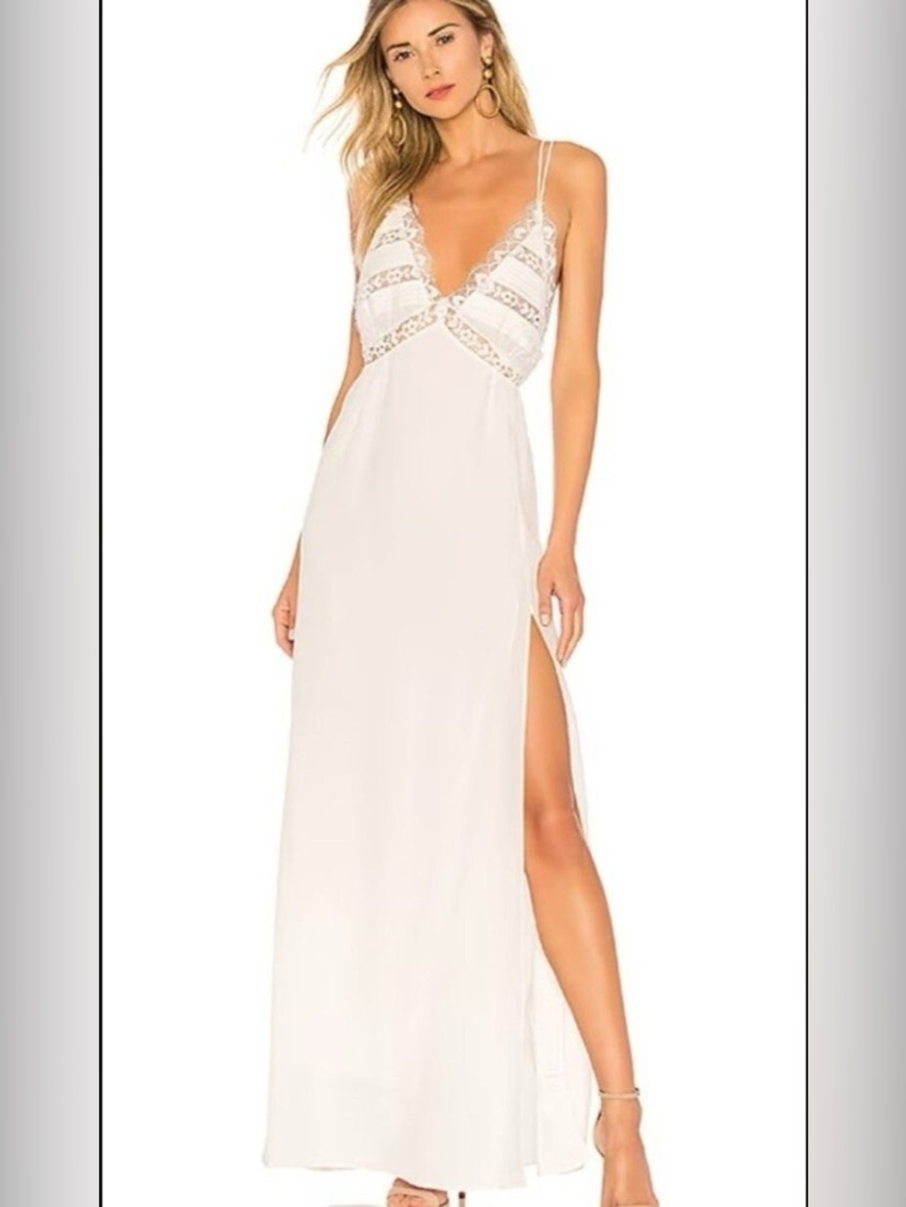 For Love & Lemons - Love bird maxi slip dress